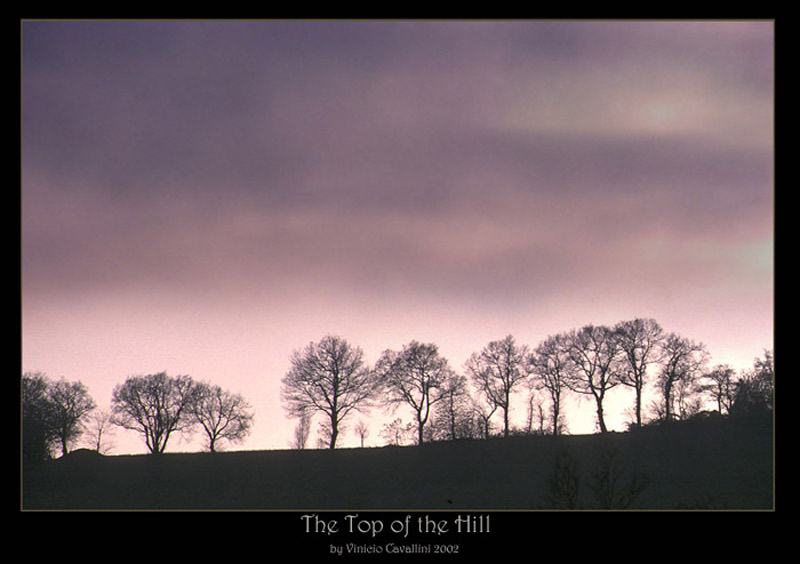 top of the hill