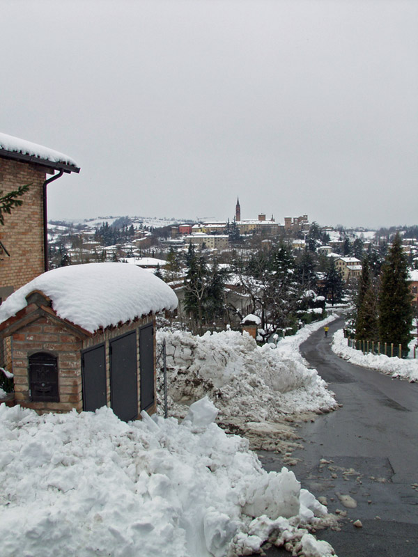 My town in winter