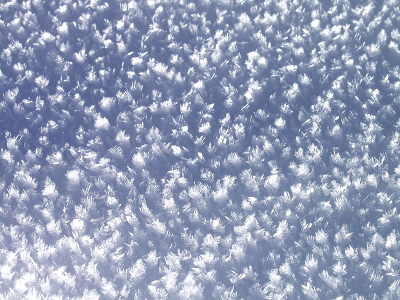 crystals snow