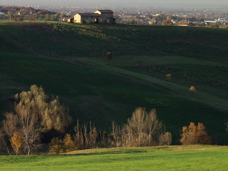 sunset on the hills