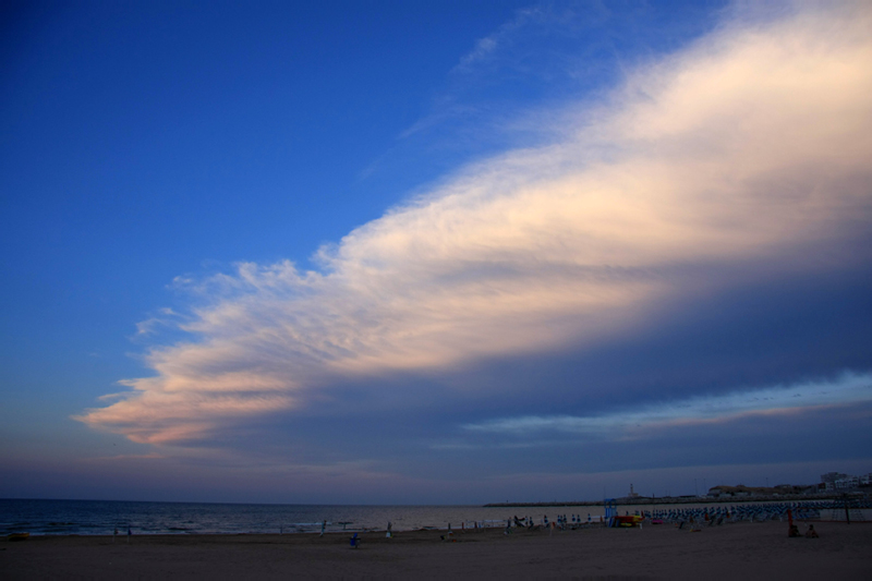 Tramonto in spiaggia